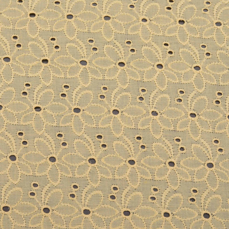 Yellow Butterfly Hakoba Fabric