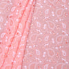 Dark Peach Dual Tone Diamond Hakoba Fabric