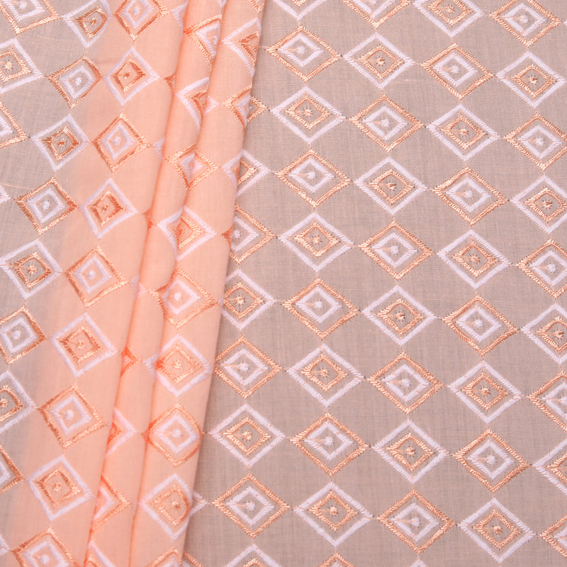 Dual Peach Hakoba Fabric