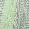 Green Mist Kairi Embroidered Georgette Hakoba Fabric
