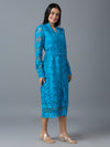 HAKOBA LUXE FARAH BLUE DRESS