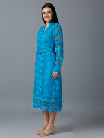 HAKOBA LUXE FARAH BLUE DRESS