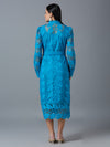 HAKOBA LUXE FARAH BLUE DRESS