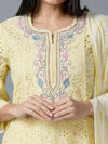 HAKOBA LUXE KIARA CREAM KURTA SET