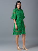 HAKOBA LUXE STAR GREEN DRESS