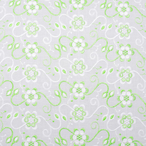 Ira Multi Green Scallop Hakoba Fabric