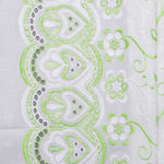 Ira Multi Green Scallop Hakoba Fabric