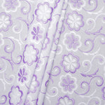 Jia Multi Lavender Scallop Hakoba Fabric