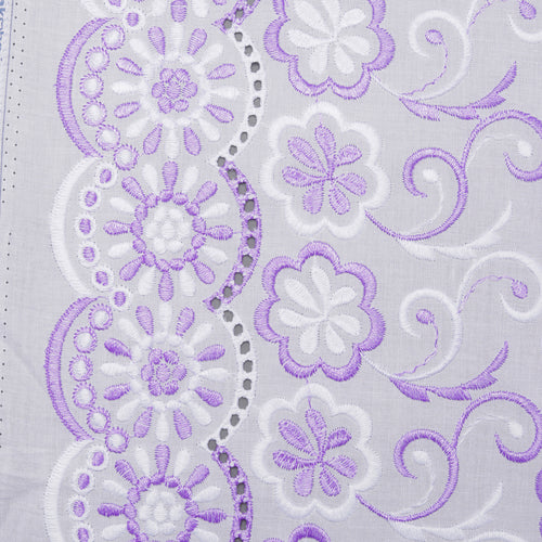 Jia Multi Lavender Scallop Hakoba Fabric