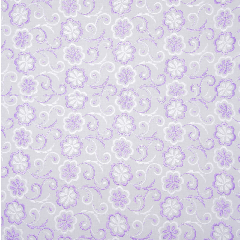 Jia Multi Lavender Scallop Hakoba Fabric