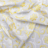 Jia Multi Yellow Scallop Hakoba Fabric