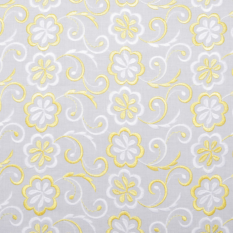 Jia Multi Yellow Scallop Hakoba Fabric