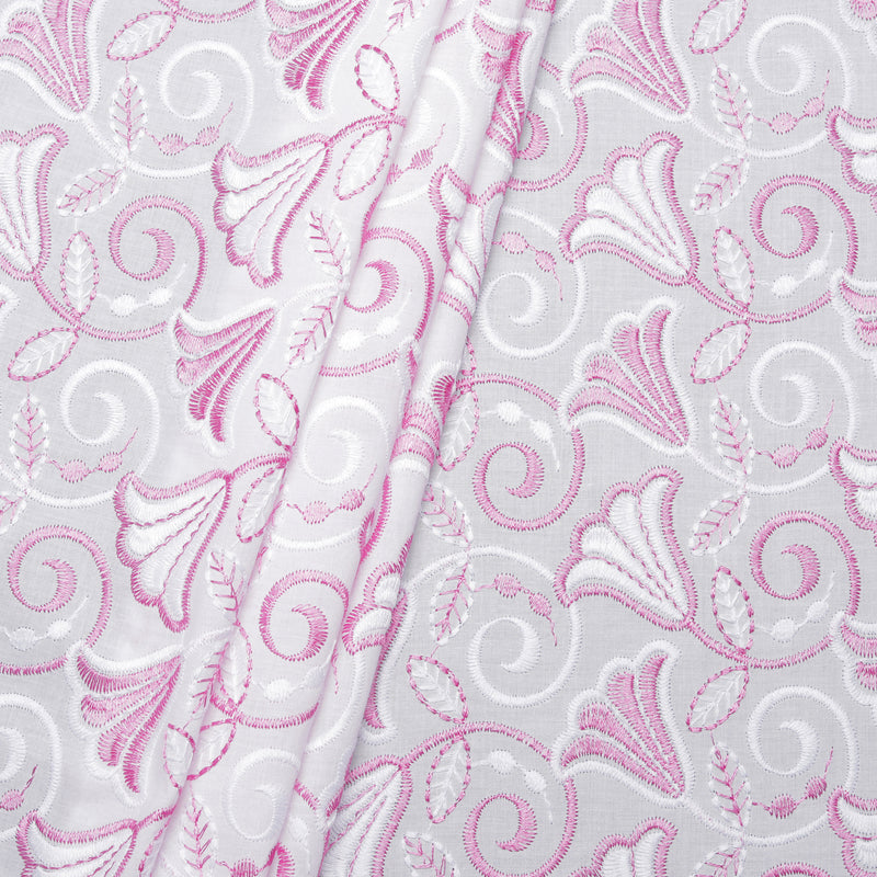 Kristy Multi Pink Scallop Hakoba Fabric