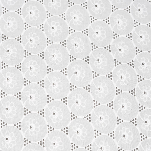 Lavya White Hakoba Fabric