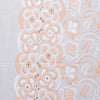 Layla Multi Peach Scallop Hakoba Fabric