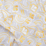 Layla Multi Yellow Scallop Hakoba Fabric