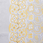 Layla Multi Yellow Scallop Hakoba Fabric