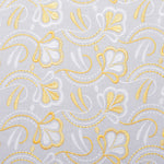 Layla Multi Yellow Scallop Hakoba Fabric