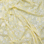 Lemon Dual Tone Raga Hakoba Fabric