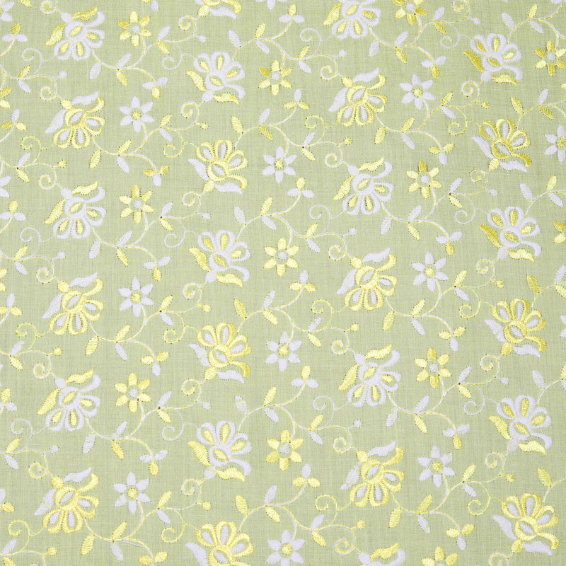 Lemon Dual Tone Raga Hakoba Fabric