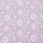 Light Pink Dual Tone Floral Hakoba Fabric