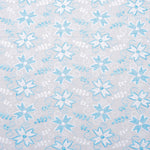 Maya Multi Blue Scallop Hakoba Fabric