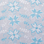 Maya Multi Blue Scallop Hakoba Fabric