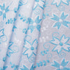 Maya Multi Blue Scallop Hakoba Fabric