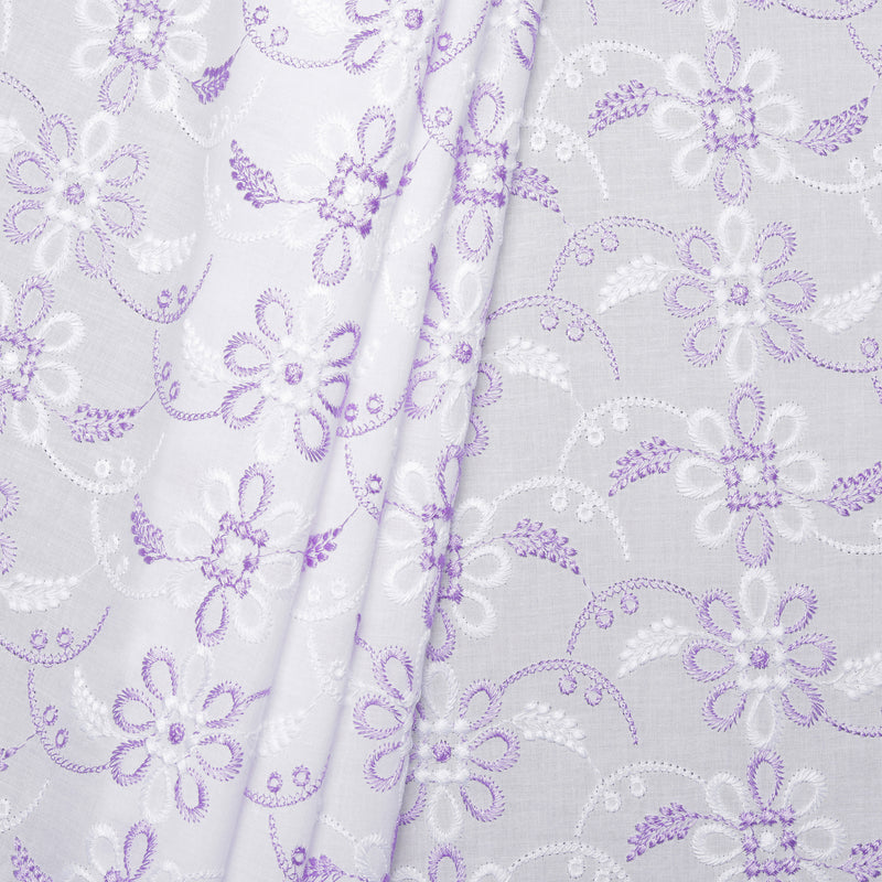 Noah Multi Lavender Scallop Hakoba Fabric