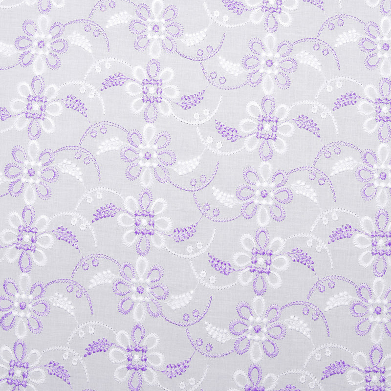 Noah Multi Lavender Scallop Hakoba Fabric