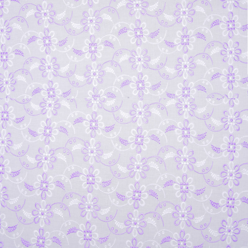 Noah Multi Lavender Scallop Hakoba Fabric