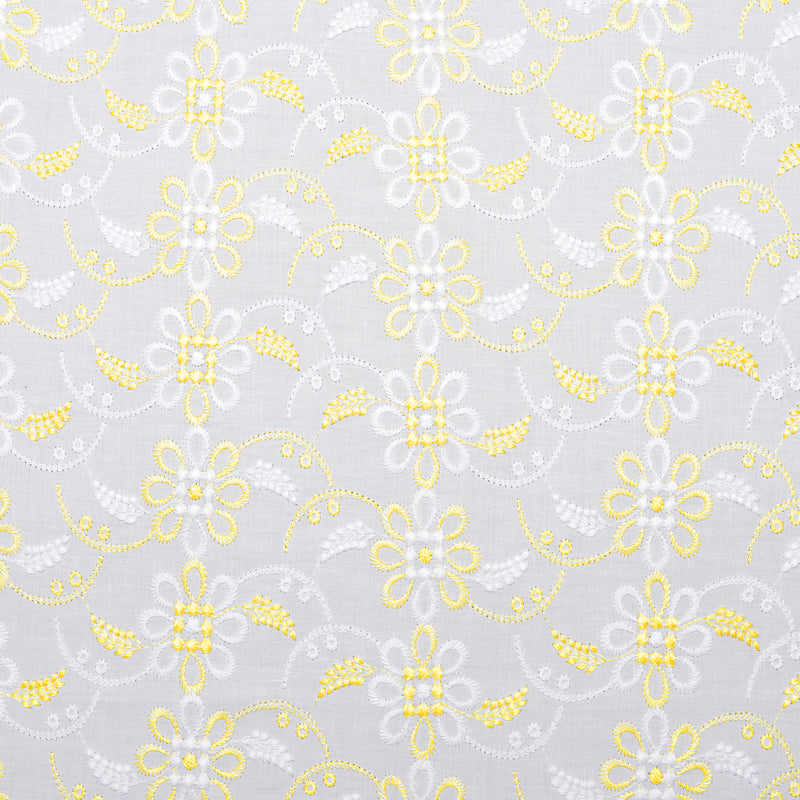 Noah Multi Yellow Scallop Hakoba Fabric