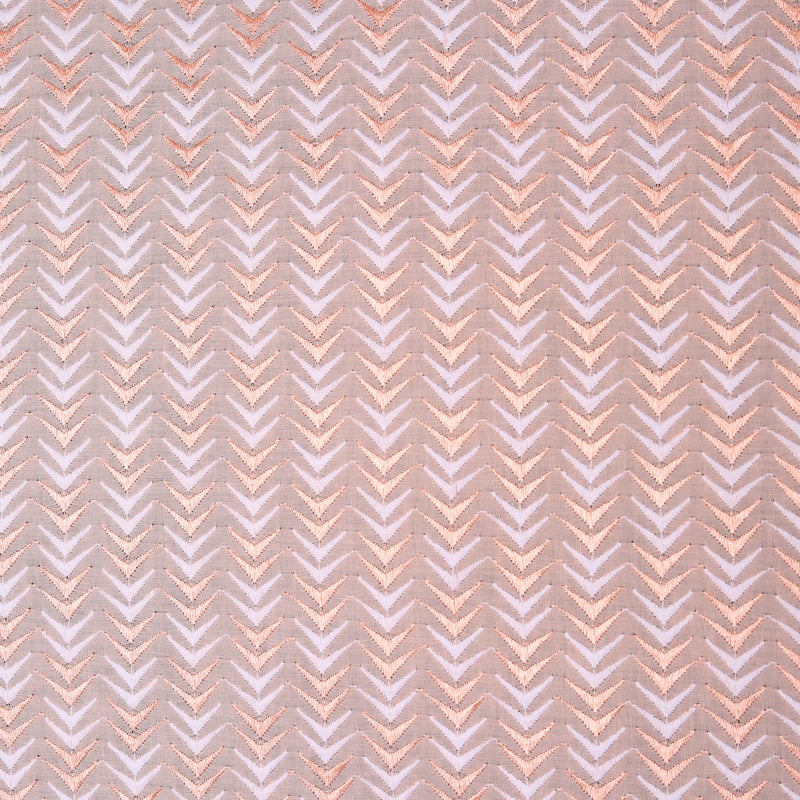 Nubra Peach Hakoba Fabric