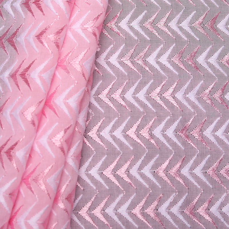 Nubra Pink Hakoba Fabric