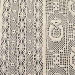 Off White Crochet Fabric Five