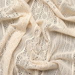 Off White Crochet Fabric Six