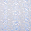 Oma Multi Blue Scallop Hakoba Fabric