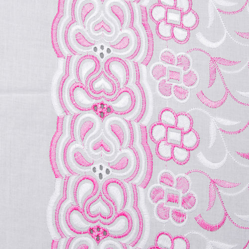 Oma Multi Pink Scallop Hakoba Fabric