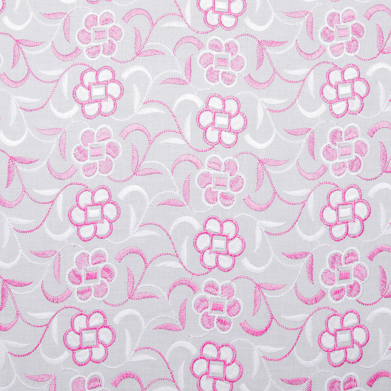 Oma Multi Pink Scallop Hakoba Fabric