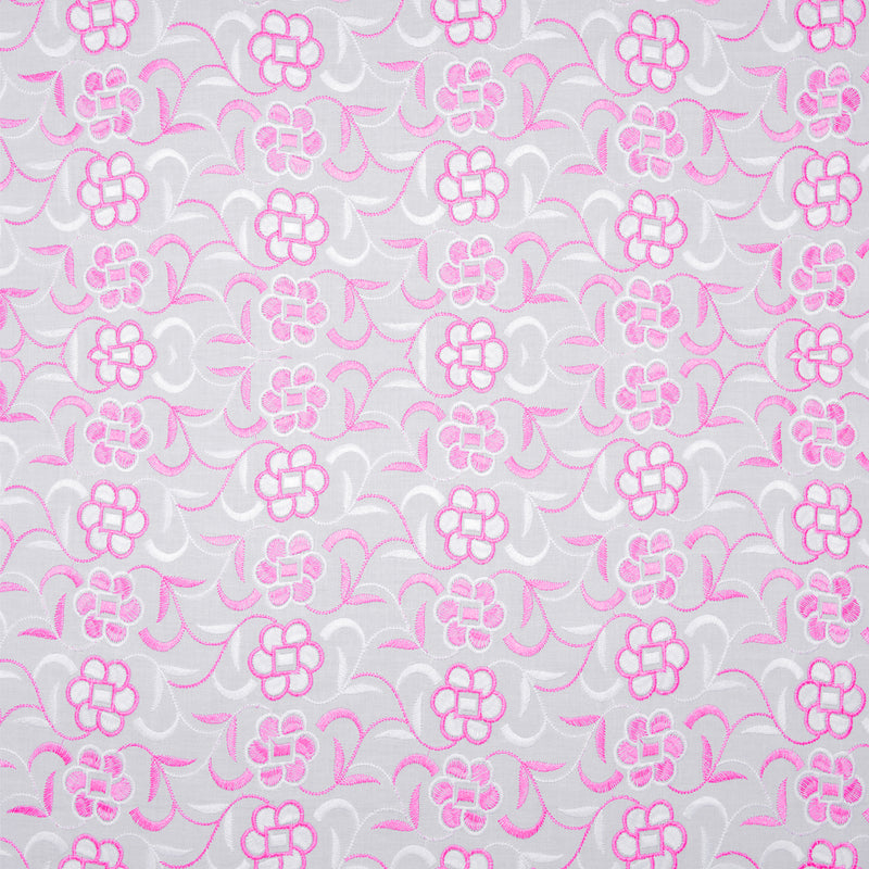 Oma Multi Pink Scallop Hakoba Fabric