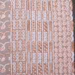 Peach Vel Dual Tone Hakoba Fabric