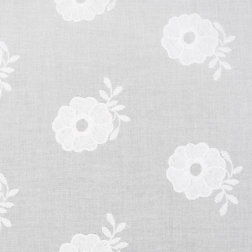 Phool White Hakoba Fabric