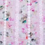 Pink Floral Abstract Hakoba Fabric