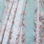 Pista Floral Abstract Hakoba Fabric