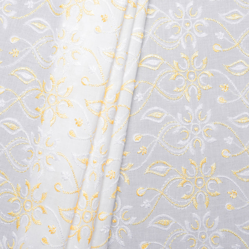 Prius Multi Yellow Scallop Hakoba Fabric