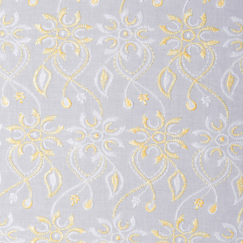 Prius Multi Yellow Scallop Hakoba Fabric