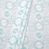 Qua Multi Green Scallop Hakoba Fabric