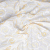 Qua Multi Yellow Scallop Hakoba Fabric