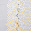 Qua Multi Yellow Scallop Hakoba Fabric