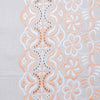 Raha Multi Peach Scallop Hakoba Fabric